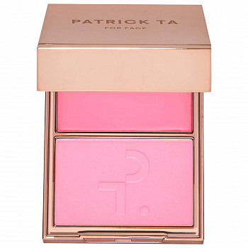 PATRICK TA Major headlines double take cream+powder/ SHE IS GIVING Румяна