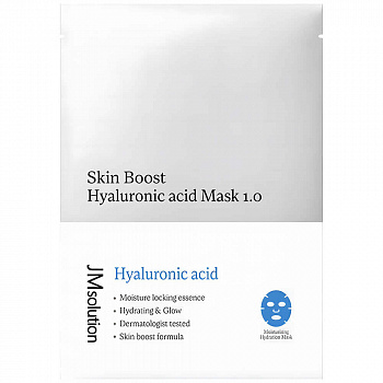 JM Solution Skin Boost Hyaluronic Acid Mask 1.0 30мл Тканевая маска-бустер с гиалуроновой кислотой