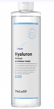 Meloso Hyaluron Moisture Whitening Toner Увлажняющий тонер с гиалуроновой кислотой, 300 мл