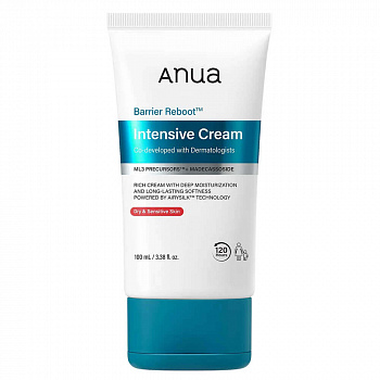 ANUA BARRIER REBOOT INTENSIVE CREAM, 100мл Интенсивный барьерный крем с липидами 