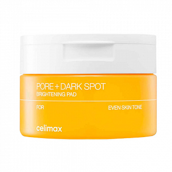 Celimax Pore+Dark Spot Brightening Pad 100ml Тонер-пэды для выравнивания тона и рельефа кожи