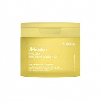 JMSolution Toner Pads Whitening Vita Duo Тонер-пэды для лица осветляющие, 170 мл (100 шт)