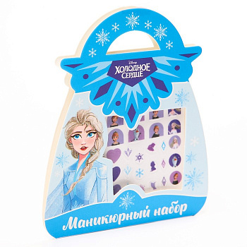 Маникюрный набор. Наклейки для ногтей, Холодное сердце   7587661