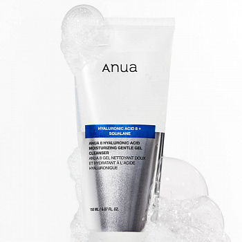 Anua Gel Cleanser Moisturizing Gentle 8 Hyaluronic Acid Гель для лица глубоко увлажняющий очищающий,