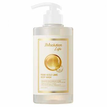 JMSolution Wash Body Gold Libre Life Prime Гель для душа с экстрактом золота, 500 мл