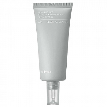 Celimax Dual Barrier Skin Wearable Cream 50ml Крем для лица барьерный с комплексом керамидов 