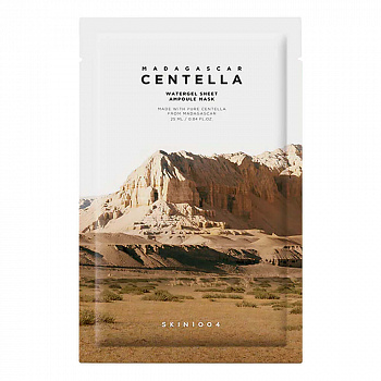 SKIN1004 Madagascar Centella Watergel Sheet Ampoule Mask Увлажняющая гелевая маска с це
