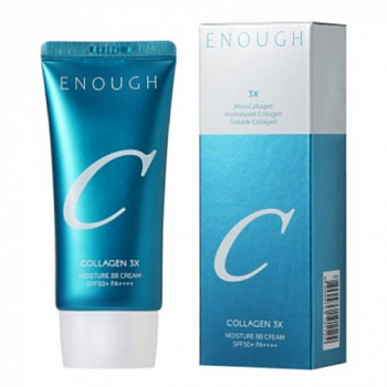 ENOUGH Collagen 3X Moisture ВВ Cream  SPF50+ PA++++  50гр BB-крем  коллагеном