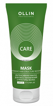 OLLIN CARE Интенсивная Маска для восстановления структуры волос 200мл.
