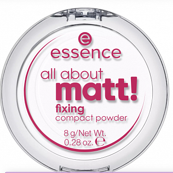 essence	Пудра компактная all about matt! fixing compact powder