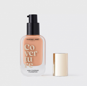 VS Тональный крем с плотным покрытием "Coverture" тон 04 золотисто-бежевый NEW