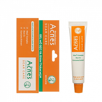 MENTHOLATUM ACNES Гель для лица витаминный против черных точек и  постакне с экстрактом куркумы 12г.