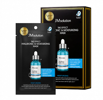 JMSolution Mask The Effect Hyaluronic & Moisturizing Маска-салфетка для лица с гиалуроновой кислотой
