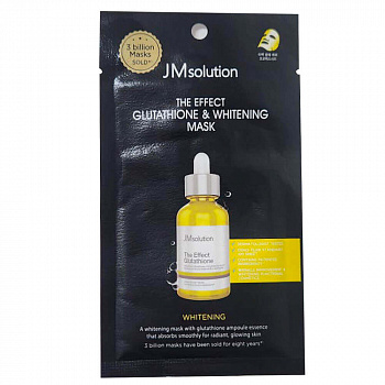 JM Solution The Effect Glutathion & Whitening Mask 24мл Тканевая маска с глутатионом