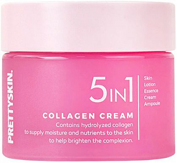 PrettySkin(McNally) Cream 5In1 Collagen Крем для лица универсальный с коллагеном (скин+лосьон+эссенц
