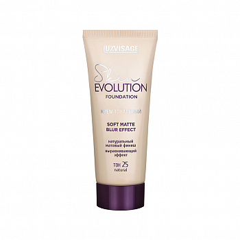 LUXVISAGE Крем тональный Skin EVOLUTION soft matte blur effect , 25 тон натуральный *
