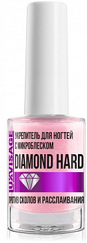 *LUXVISAGE Укрепитель для ногтей с микроблеском DIAMOND HARD против сколов и расслаивания 9 г